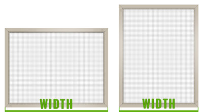 How to measure the width of your window screen
